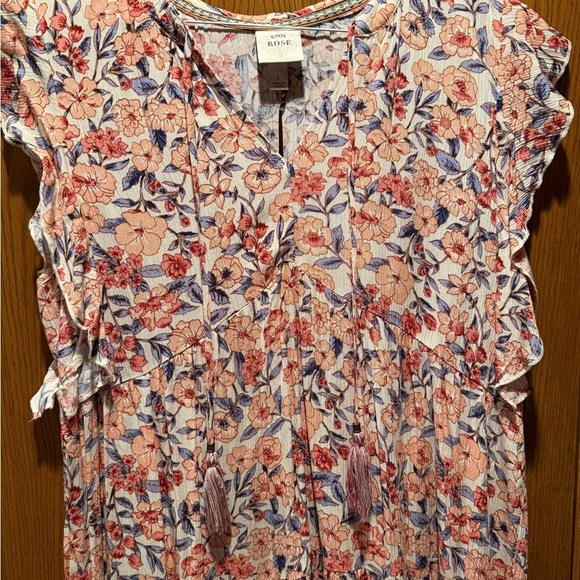 Knox Rose Floral Print Dress with Ruffle Sleeves - Picture 4 of 8